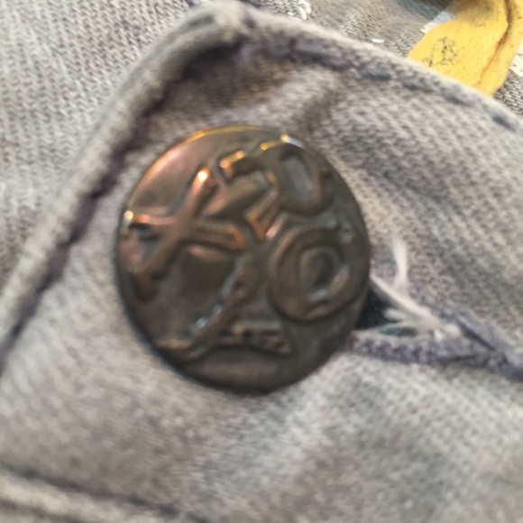 Roxy women’s Juniors gray jeans size 7 - Picture 6 of 13